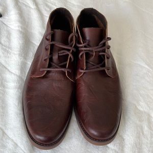 TIMBERLAND Mens Yorkdale Brown Leather Chukka Boots Ortholite size 11 A22GK